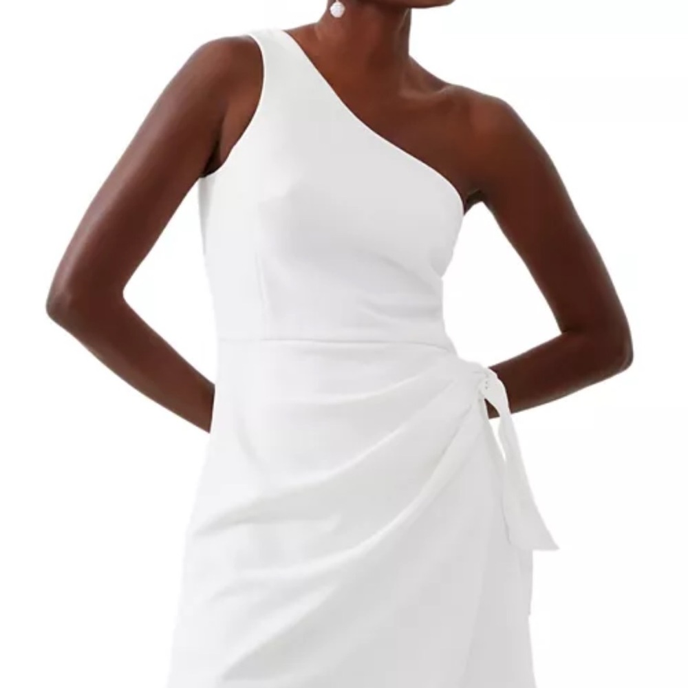 White one shoulder dress